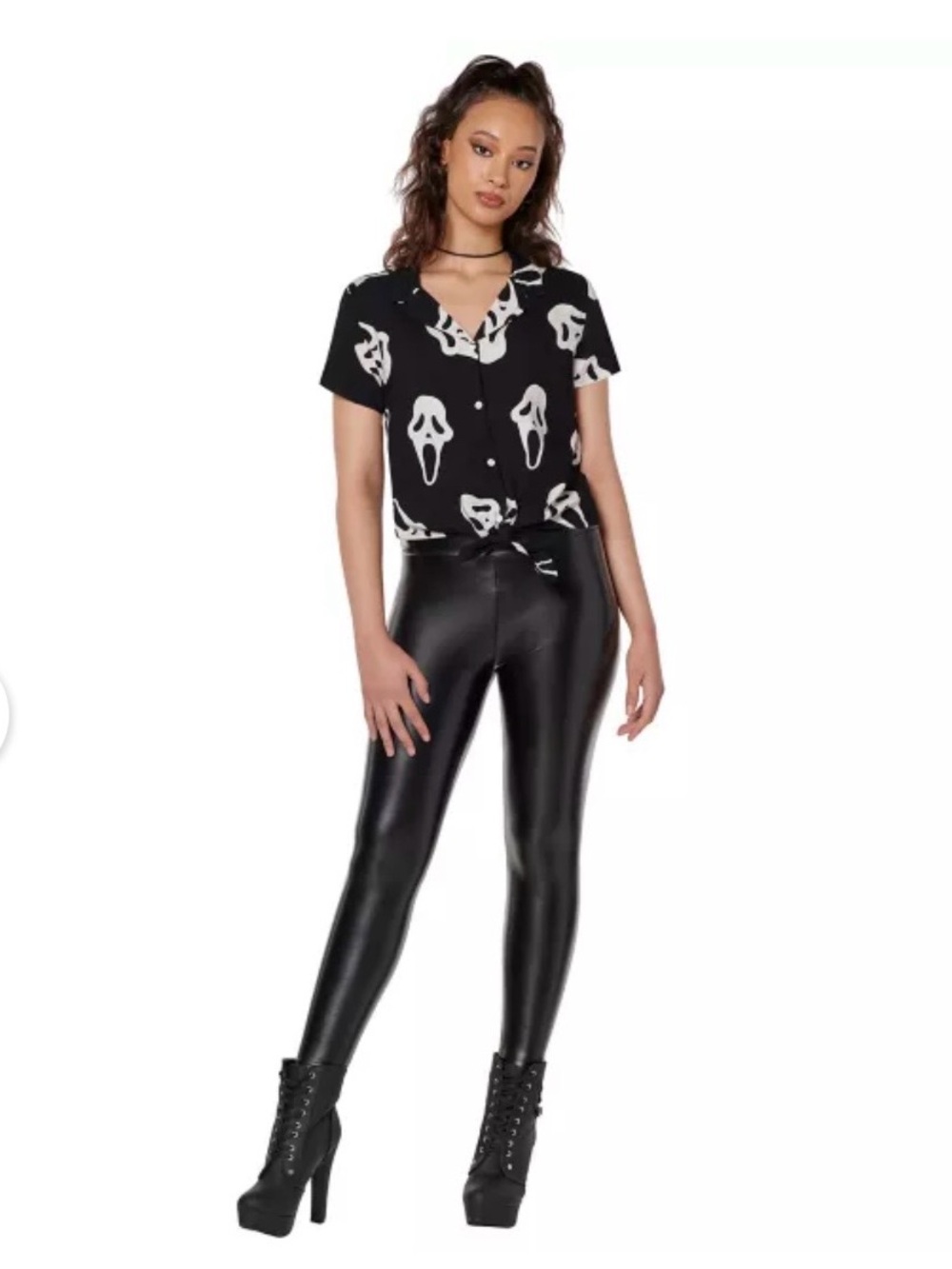 Spirit Halloween Ghostface Shirt